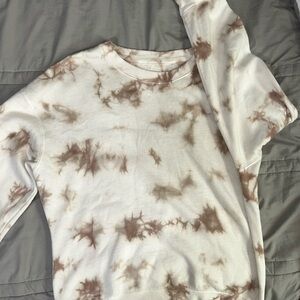 Tie dye crewneck sweater